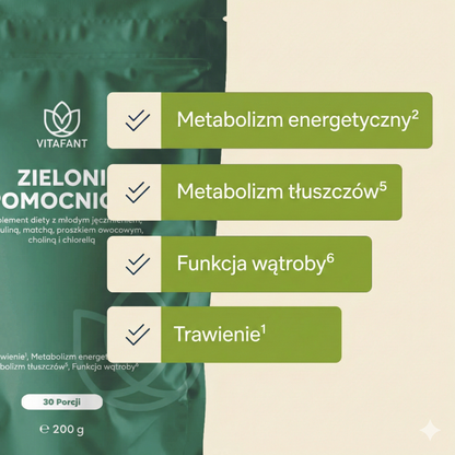 Zieloni pomocnicy: Schudnij, powstrzymaj głód i zyskaj więcej energii w życiu codziennym dzięki detoksykacji