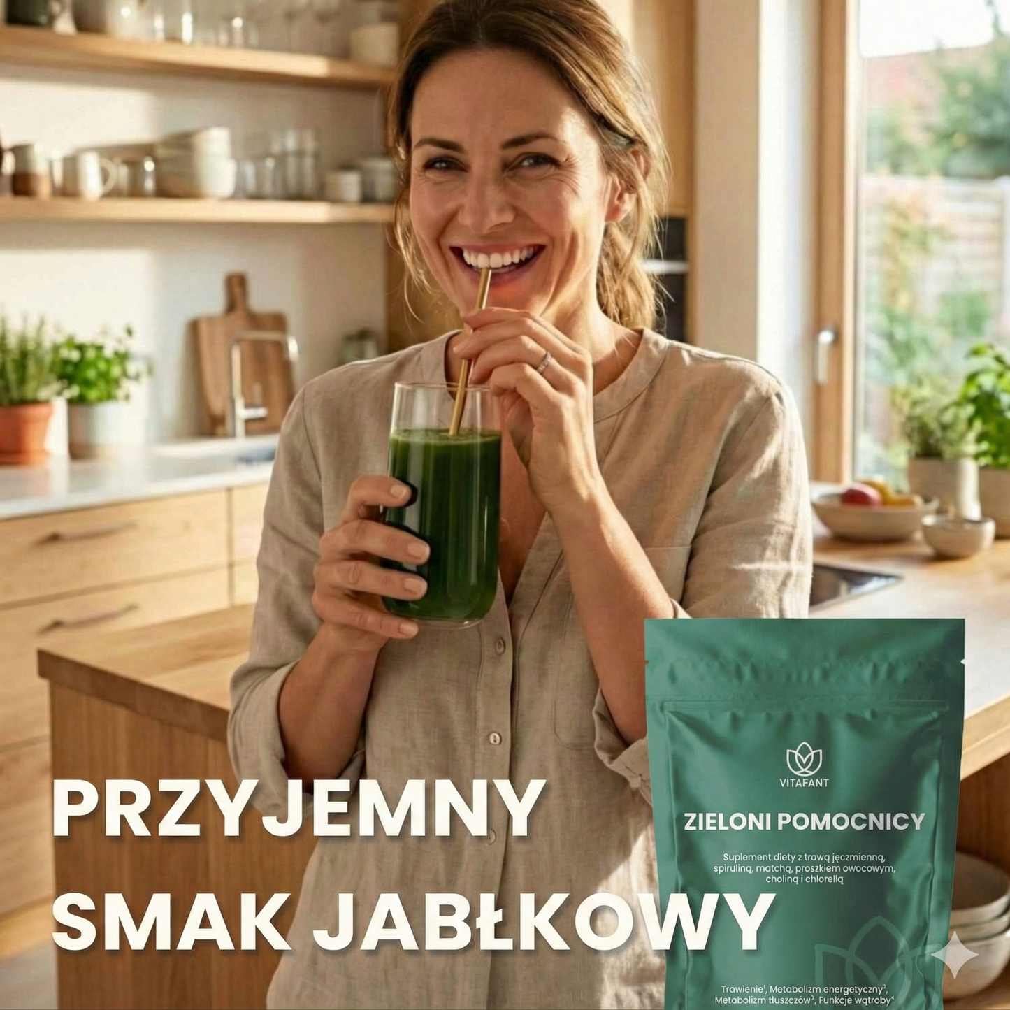 Zieloni pomocnicy: Schudnij, powstrzymaj głód i zyskaj więcej energii w życiu codziennym dzięki detoksykacji